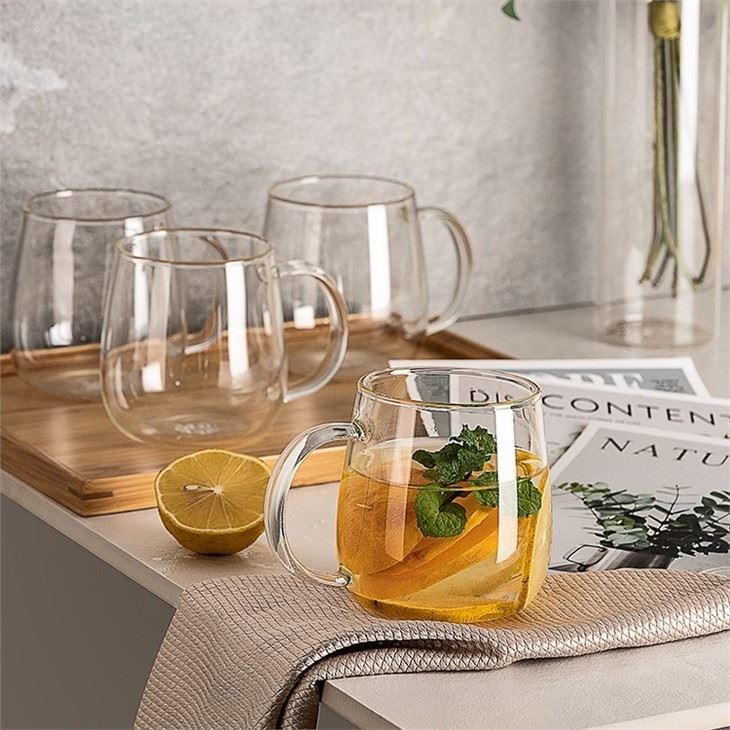 300ml Cold And Heat Resistant Glass Water Cup